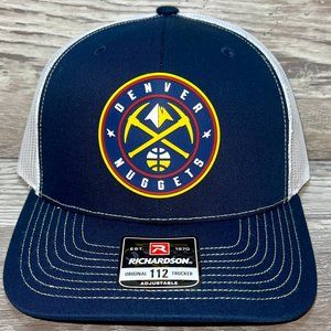 Denver Nuggets 3D Snapback Trucker Hat- Navy/ White
